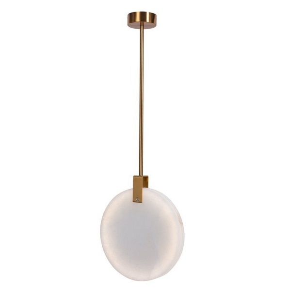 Lampa wisząca MARBLE LED marmurowo złota 24 cm Step Into Design