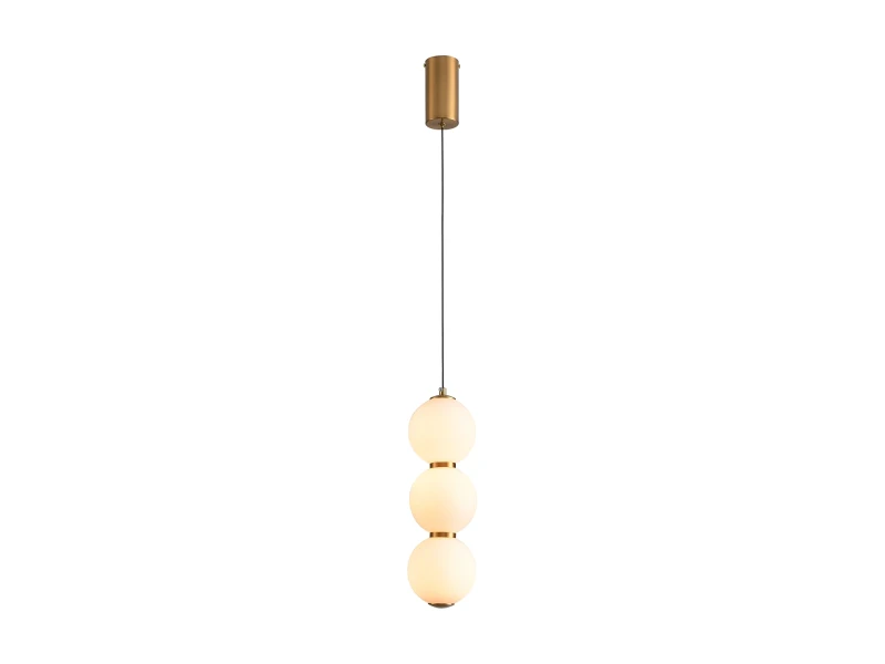 Lampa wisząca PERLA LED białe kule 12 cm Step Into Design