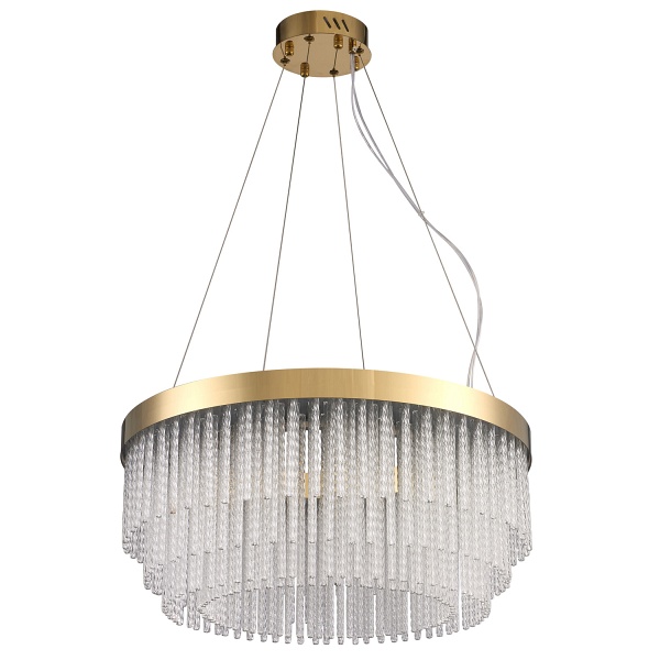 Lampa wisząca GLORIA LED kryształowa złota 60 cm Step Into Design