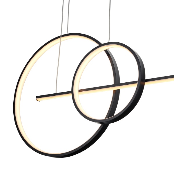 Lampa wisząca NEW AGE LED 120 cm - oprawa sufitowa czarna Step Into Design