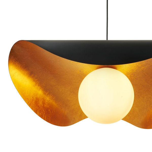 Lampa wisząca ENZO 80 cm - czarno złota Step Into Design