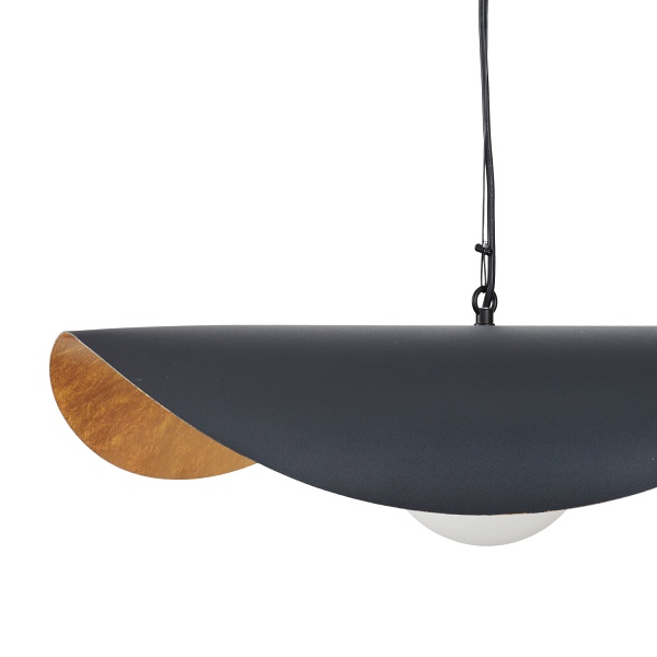 Lampa wisząca ENZO czarno złota 60 cm Step Into Design