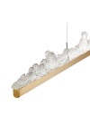 Lampa wisząca MONTANA LONG LED złota 125 cm Step Into Design