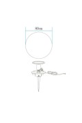 Lampa ogrodowa kula BALL XL biała 80 cm Step Into Design