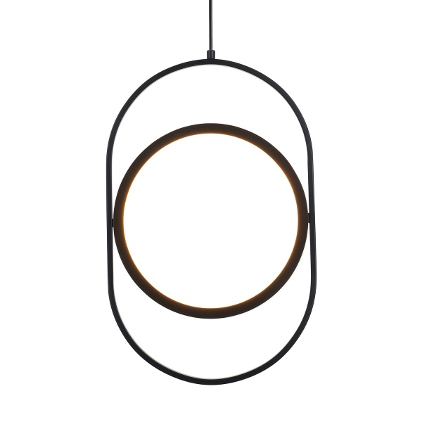 Lampa wisząca ELIPSE M LED czarna 45 cm Step Into Design