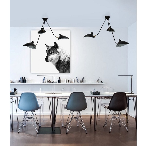 Lampa wisząca CRANE-3P czarna Step Into Design