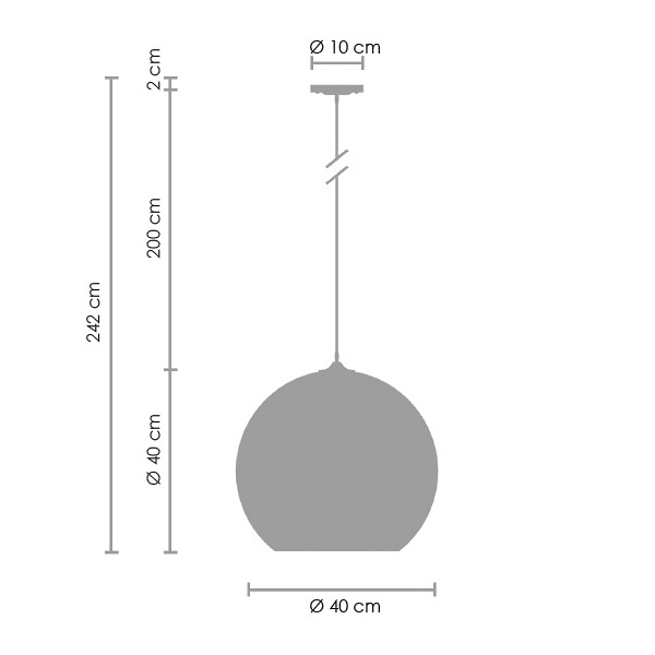 Lampa wisząca MIRROR GLOW - L złota 40 cm Step Into Design