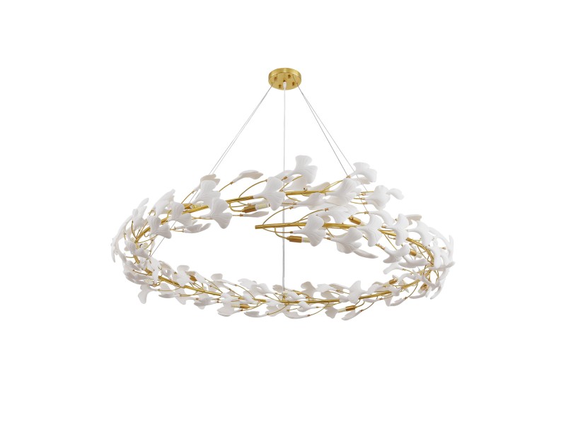 Lampa wisząca BOTANIKA złoto biała 150 cm Step Into Design