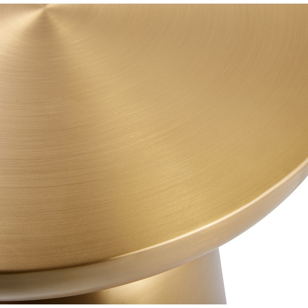 Stolik kawowy TOTEM złoty mosiądz 60 cm Step Into Design