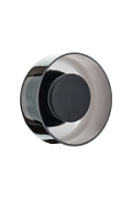 Lampa ścienna DONUT 18 cm - LED, szkło, szaro-czarna - Step Into Design