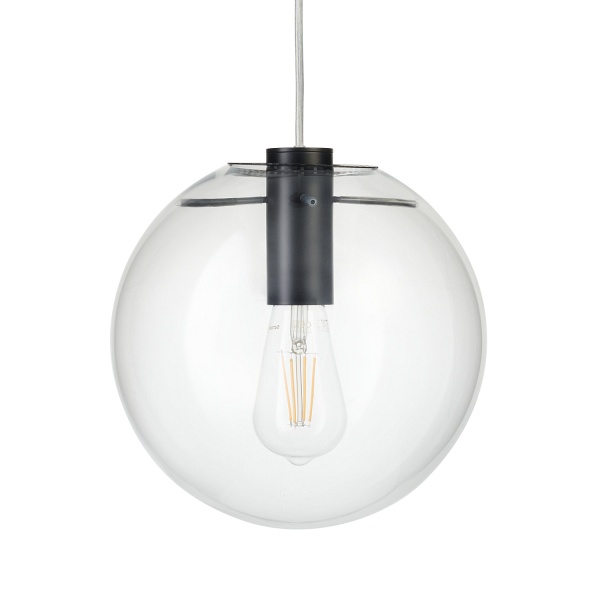 Lampa wisząca TONDA czarna 25 cm Step Into Design