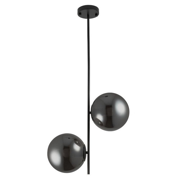 Lampa wisząca VENUS-2 czarna przydymiona 44 cm Step Into Design