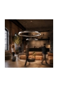 Lampa wisząca CIRCLE 120 LED nikiel szczotkowany 120 cm - Step Into Design