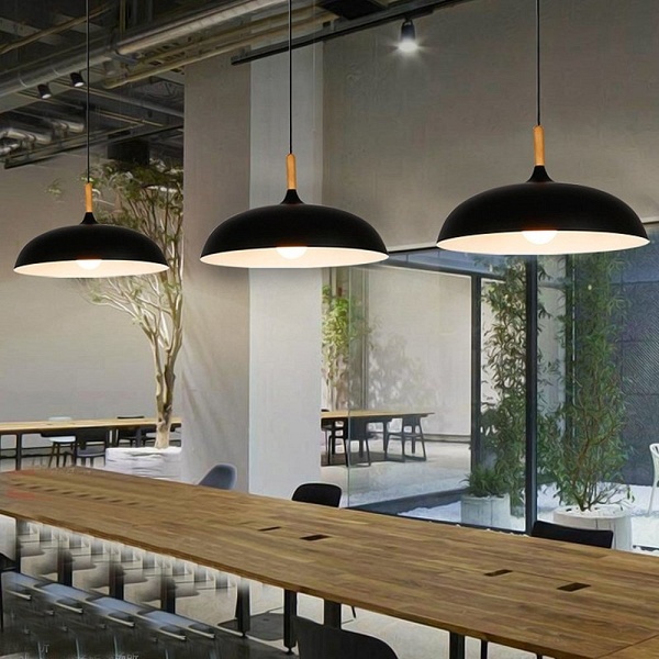 Lampa wisząca SAUCER czarna 45 cm Step Into Design