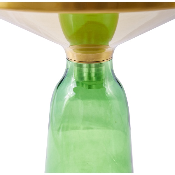 Stolik kawowy DOLCE zielono czarny 50 cm Step Into Design