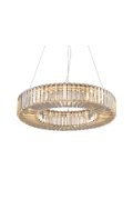Lampa wisząca CRISTAL LED złota 60 cm - Step Into Design