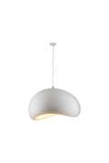 Lampa wisząca STONE 80 cm - biała - Step Into Design