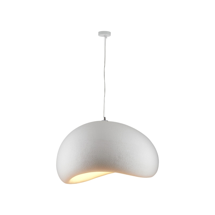 Lampa wisząca STONE 80 cm - biała - Step Into Design
