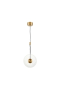 Lampa wisząca SUNBLAST - LED 20 cm, złota - Step Into Design