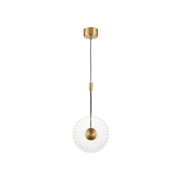 Lampa wisząca SUNBLAST - LED 20 cm, złota - Step Into Design