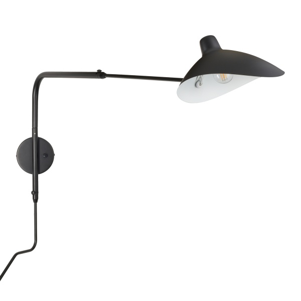 Lampa ścienna CRANE-2W S czarna 110 cm Step Into Design