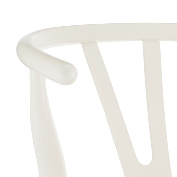 Krzesło BONBON biało naturalne rattanowo jesionowe Step Into Design