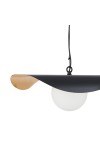 Lampa wisząca ENZO czarno złota 40 cm Step Into Design