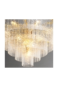 Lampa wisząca ICELAND 60 cm, mosiężno kryształowa - Step Into Design