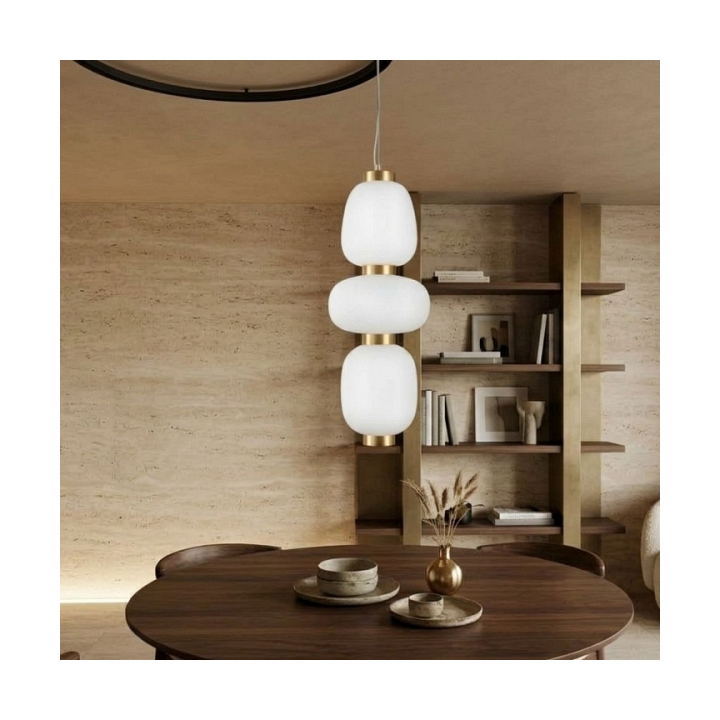Lampa wisząca BRILLA-3, 23 cm, złota - Step Into Design