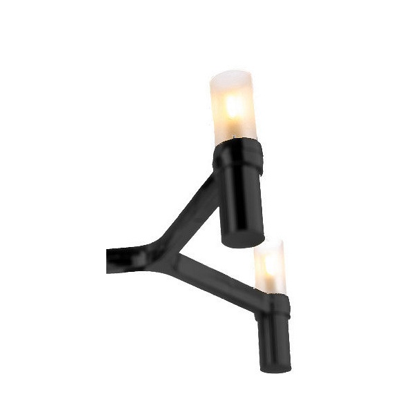 Lampa wisząca CANDLES-12B czarna 106 cm Step Into Design