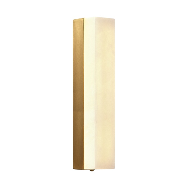 Lampa ścienna BLOCK biały marmur i mosiądz 40 cm Step Into Design