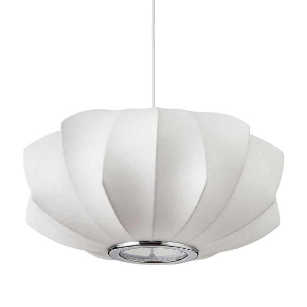 Lampa wisząca SILK V-shape biała 45 cm Step Into Design