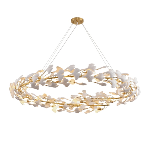 Lampa wisząca BOTANIKA złoto biała 150 cm Step Into Design