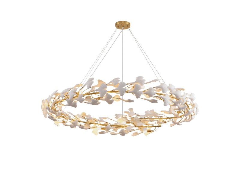 Lampa wisząca BOTANIKA złoto biała 150 cm Step Into Design