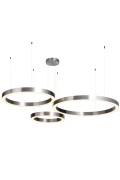 Lampa wisząca CIRCLE 40+60+80 LED nikiel na 1 podsufitce Step Into Design