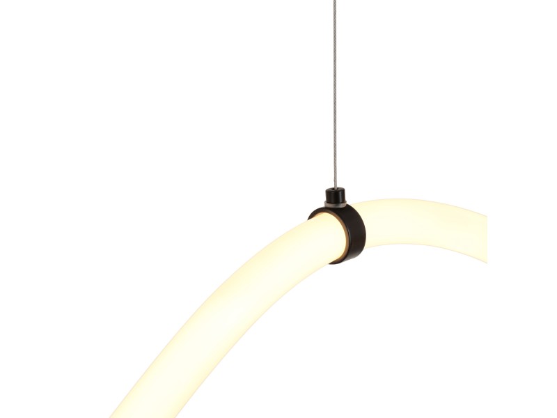 Lampa wisząca SNAKE LED wąż ledowy czarna 400 cm Step Into Design