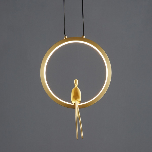 Lampa wisząca AMICI led złota 27 cm Step Into Design