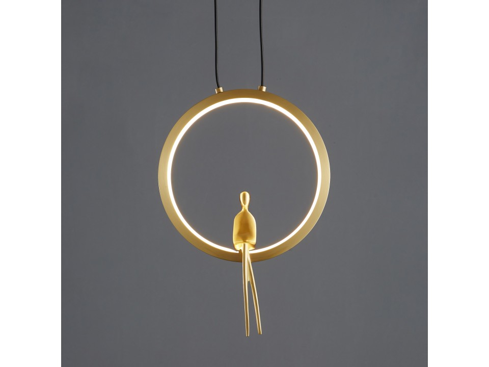 Lampa wisząca AMICI led złota 27 cm Step Into Design