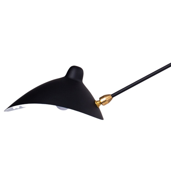 Lampa podłogowa CRANE-F1 czarna 160 cm Step Into Design