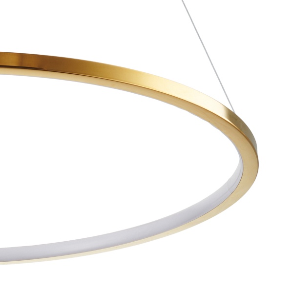 Lampa wisząca CIRCLE SLIM 60 LED złoty 60 cm Step Into Design
