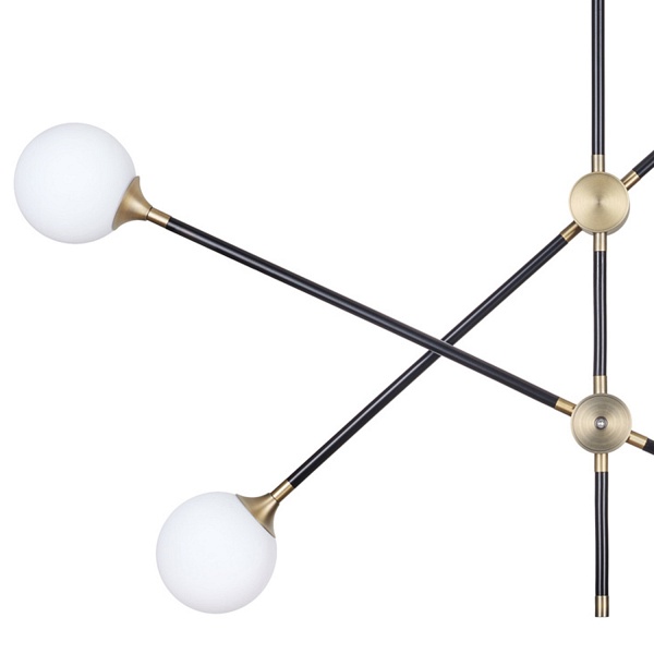 Lampa wisząca SPILLO czarno złota 92 cm Step Into Design