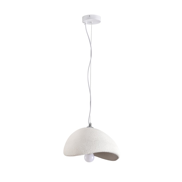 Lampa wisząca STONE biała 30 cm Step Into Design