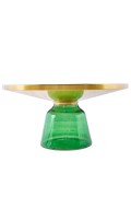 Stolik kawowy DOLCE FLAT zielono czarny 75 cm Step Into Design