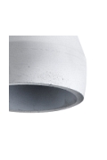 Lampa wisząca CONCRETE 12 cm- szary beton, drewno - Step Into Design