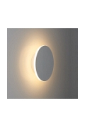 Lampa ścienna NYX 15 cm - LED okrągła, metalowa, czarna - Step Into Design