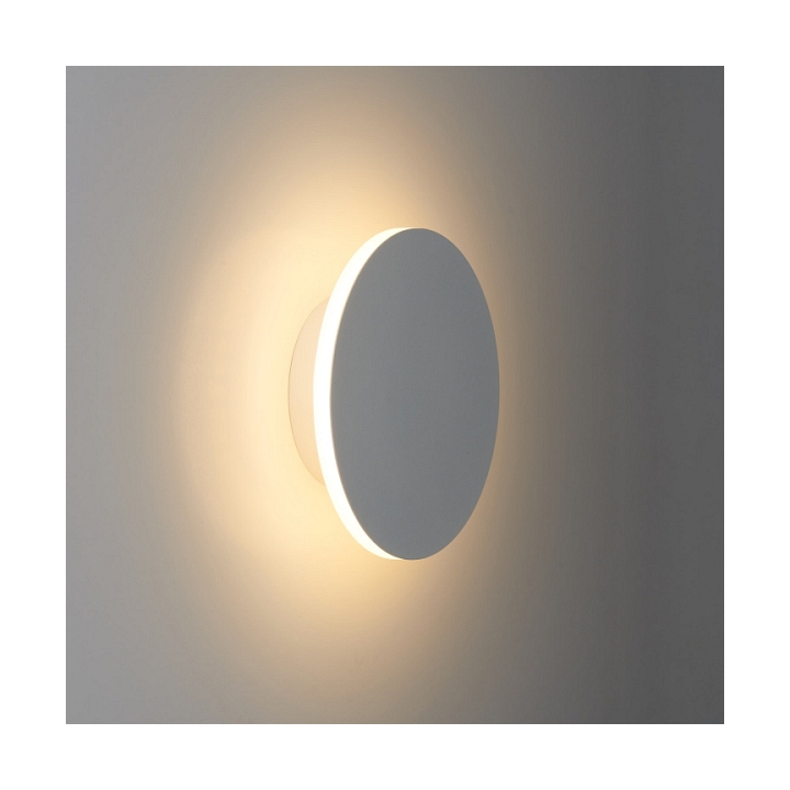 Lampa ścienna NYX 15 cm - LED okrągła, metalowa, czarna - Step Into Design