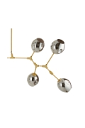 Lampa wisząca MODERN ORCHID-9 złoto szara 150 cm - Step Into Design