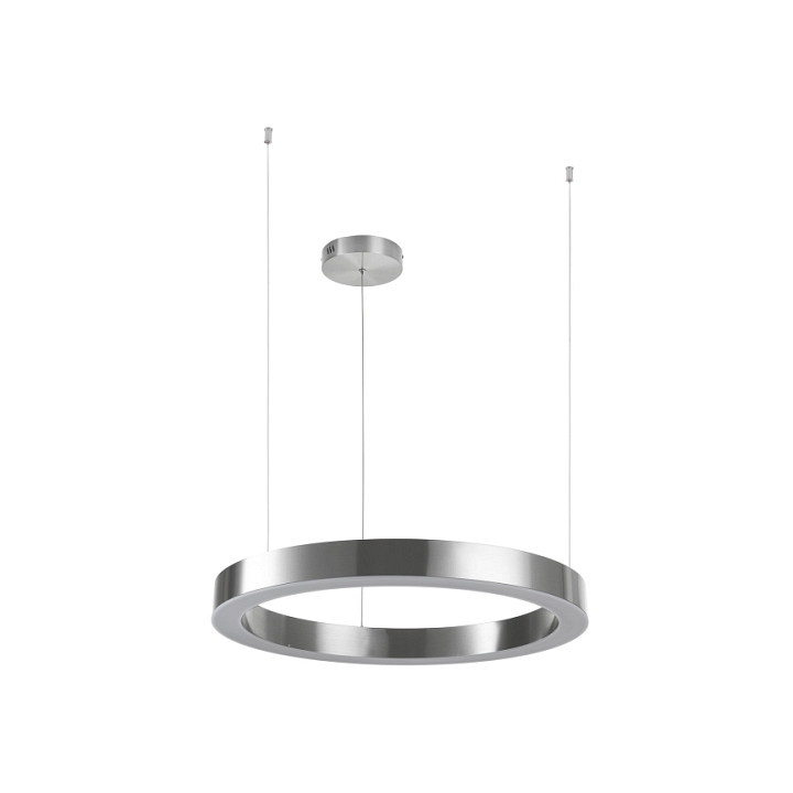 Lampa wisząca CIRCLE 60 - LED, ring nikiel szczotkowany - Step Into Design