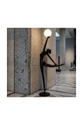 Lampa podłogowa WOMAN BALLERINA czarna 210 cm - Step Into Design