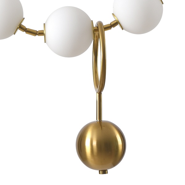 Lampa wisząca CORALLI L biało-mosiężna Step Into Design